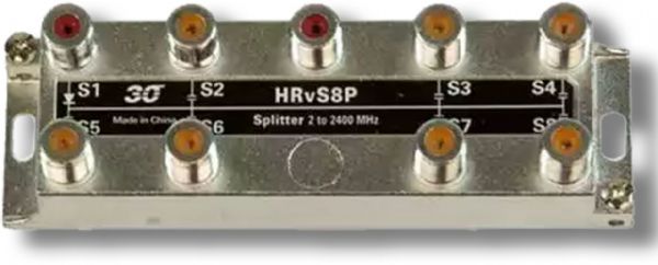 Sonora Design HRVS8P High Return Loss 2 GHz 8-way Vertical Diode Steered Splitter, DIRECTV Approved, Low Port-to-Port Isolation, Sealed F Ports, Low Insertion Loss, 29v Power Passing Port, Flat F Ports, Weight 0.41 Lbs (SONORADESIGNHRVS8P SONORA DESIGN HRVS8P HRVS 8P HRVS8 P HRVS 8 P SONORA-DESIGN-HRVS8P HRVS-8P HRVS8-P HRVS-8-P)