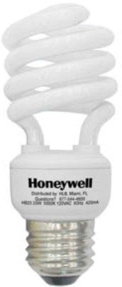 Honeywell HS14BX4 Indoor CFL 60 Watt Soft White Bulb, Four (4) Window Box, Mini spiral size fits almost anywhere, Equivalent to a Standard 60 Watt Bulb, Highest standards in quality - Energy Star, UL, cUL, and FCC, Long Life up to 10,000 hours Save energy and money (HS-14BX4 HS 14BX4 HS14-BX4 HS14 BX4)