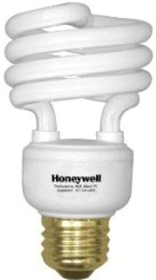 Honeywell HS19CL2 Indoor CFL 75 Watt Soft White Bulb, Two (2) Clamshell Pack, Mini spiral size fits almost anywhere, Equivalent to a Standard 75 Watt Bulb, Highest standards in quality - Energy Star, UL, cUL, and FCC, Long Life up to 10,000 hours Save energy and money (HS-19CL2 HS 19CL2 HS19-CL2 HS19 CL2)