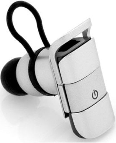 Cirago HS-450SIL Mini Bluetooth Headset, Silver, 6hrs talk time and 150hrs stand-by for long independence, Less than 1/6 oz weight and about a U.S. quarter coin size, Elegant, Contemporary Design, Very Comfortable and Unobtrusive to wear, Excellent noise suppression with 15-bit Linear Audio CODEC (HS450SIL HS-450-SIL HS450 HS-450)
