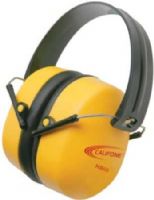 Califone HS60 Hearing Safe Protective Headphone, Rugged polypropylene headstrap, Folding headband fits adults, ABS plastic earcups hold up to continued usage in high-use settings, Fuller sized earcups (1.4” x 2.5” x 1.2” opening) designed to completely cover the ears of adults for maximum protection, Bright yellow safety color, Noise reduction rating 37db, UPC 610356467008 (HS-60 HS 60) 