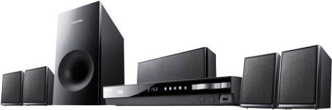 Samsung HT-E3500 Home theater system, Speaker system, Blu-ray disc player / AV receiver Components, Surround Sound Sound Output Mode, Dolby Pro Logic II, DTS 96/24, Dolby Digital, DTS, decoder, Dolby Digital Plus, DTS-HD decoder, Dolby TrueHD Built-in Decoders, Blu-ray, Network, USB-host Media Content Source, DVD+RW, DVD+R, DVD-R, DVD-RW, CD-RW, CD-R, BD-R, BD-RE Media Type, WMA, AAC, MP3, LPCM, ACC Supported Digital Audio Standards, UPC 036725617971 (HTE3500 HT-E3500 HT E3500)