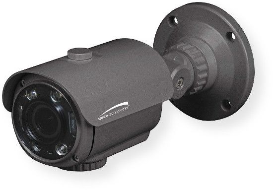 Speco Technologies HTFB2TM 2 MP HD TVI FIT Bullet Camera; Gray; 2.8-12mm motorized lens; Flexible Intensifier Technology fits any lighting application; Supports Full HD resolution  30fps over coax; Adaptive IR LEDs reduce IR saturation; UPC 030519022132 (HTFB2TM  HTFB-2TM  HTFB2TMCAMERA  HTFB2TM-CAMERA  HTFB2TMSPECOTECHNOLOGIES  HTFB2TM-SPECOTECHNOLOGIES) 