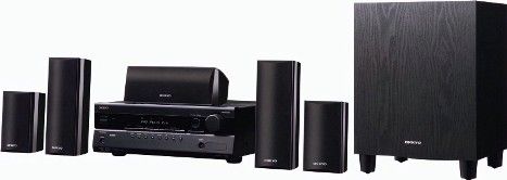 Onkyo HT-S3200B Home Theater System with iPod Dock, 115 watts per channel maximum power handling, THX certified with Dolby and DTS decoders, A/B and powered zone 2 speaker options, iPod dock compatible, Music optimizer and audyssey dynamic equalizer, HDMI, component, composite, S-Video inputs and outputs, Digital and analog audio inputs and outputs, Component and analog to HDMI up-conversion (HT S3200B HTS3200B)