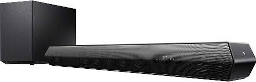 Sony HT-ST5 Soundbar with Wireless Subwoofer, 7.1 Amplifier Channels, 380W Total Power Output, 2-way Speaker System, S-Master Digital Amplifier for pure sound quality, Great sounding audio in one step with ClearAudio+, Easy Bluetooth connectivity with NFC One-touch, SongPal app unites all your music, UPC 027242879935 (HTST5 HT ST5 HTS-T5 HTST-5)