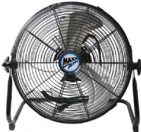 MaxxAir HVFF14UPS High Velocity 14" Floor Fan, 170 tilt adjustment for use in a variety of applications, 3 Number of Blade, 3-speed comfort control delivers varying of air movement, 4 non-skid feet for operational stability, 6 foot power cord, A durable powder coated finish deters rust, OSHA compliant grilles, UPC 047242061581 (HVFF14UPS HVFF-14UPS HVFF 14UPS) 