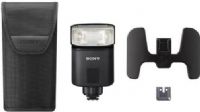 Sony HVL-F32M External Flash For Multi Interface Shoe; Auto electronic flash (clip-on type) with pre-flash metering for Multi Interface Shoe system, auto-zoom, high-speed sync.(HSS), power level switching, wireless flash, bounce flash; Automatically switched between 24–105 mm focal length; Dust- and moisture-resistant design; UPC 027242882317 (HVLF32M HVL F32M HV-LF32M HVLF-32M) 