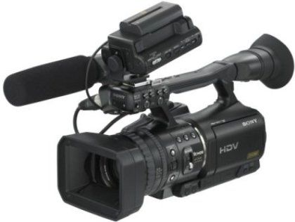 Sony HVR-V1U Cinema Style Camcorder, LCD Viewfinder Type, Color Viewfinder Color Support, 0.44