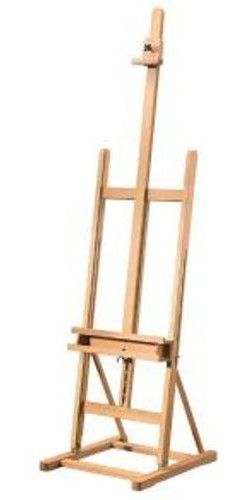Alvin HWE150 H-Frame Heritage Wooden Artist Easel, Painting Easel, Field Easel, Heavy-duty Studio Art easel, Constructed of oiled beech wood, Very rigid support for canvas up to 55-Inch high, Shelf and height adjustable with ratchet control, Handy tray below the canvas, Folds flat for storage, UPC 088354950769 (HWE-150 HWE 150)