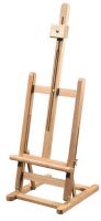 Alvin HWE509 Heritage Table Easel Elmwood, Constructed of oiled elm wood, this attractive easel provides rigid support for canvases up to 21" high (HWE-509 HWE 509) 