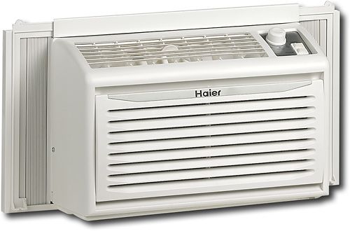 Haier HWF05XC7-2 Mechanical Control Air Conditioner, 5,200 BTU, 9.7 EER, 115 volt, Cools rooms up to 150 sq. ft. with 5,200 BTU cooling capacity, 2-way air direction control with all top-discharge airflow pattern for powerful cooling, 2 cool settings and 2 fan settings for custom cooling (HWF05XC72 HWF05XC7 HWF-05XC7-2)