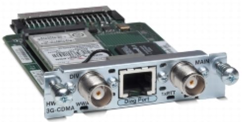 Cisco HWIC-3G-CDMA-V= Third-Generation (3G) Wireless WAN HWIC supporting 1xRTT and EVDO Rev A/Rel 0 (Spare), Supported platforms Modular Cisco 1841, 1861, 2801, 2811, 2821, 2851, 3825, and 3845 Integrated Services Routers, Single wide Cisco 3G WWAN HWIC form factor (HWIC3GCDMAV HWIC-3G-CDMA-V HWIC-3G-CDMA HWIC3G-CDMA-V HWIC-3GCDMA)