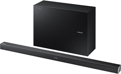 Samsung HW-J550 Soundbar with Wireless Subwoofer, Black, 320 Watts Total Power, 2.1 Channel System, TV Mount Compatibility 2015 40