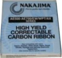 Nakajima HYC01 OEM High Yield Black Correctable Film Ribbon, Identical to Olympia 212 for the Olympia Carrera Typewriter. (HYC 01 HYC-01) 