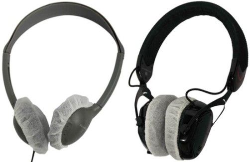 HamiltonBuhl HYGENXWR25 HygenX Sanitary Headphone Covers for On-Ear Headsets (600 Pair), Fits all Hamilton On-Ear/Personal headphones and headsets including HA2, HA2V, HA2M, HA-1A, Kids-HA2, MS2L, MS2LV, HA2USB and HA2USBSM, 2 1/2 Inches Outer Diameter, Stretches to Approximately 4 inches, Hypoallergenic polyester material, UPC 681181610044 (HAMILTONBUHLHYGENXWR25 HYGENX-WR25 HYGENX WR25)