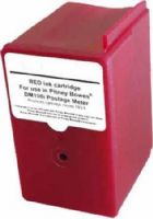 Hyperion 7935 Fluorescent Red Ink Cartridge compatible Pitney Bowes 793-5 For use with DM100i, DM125i, DM150i, DM175i, DM200L and DM225 Postage Meters, Up to 3000 impressions (HYPERION7935 HYPERION-7935) 