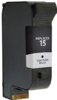 Hyperion C6615DN Black Ink Cartridge Compatible HP Hewlett Packard C6615DN for use with HP Hewlett Packard Deskjet 810C, 812C, 825C, 840C, 841C, 842C, 843C, 845 Series, 920C, 940 Series, 3820/V, Digital Copier 310, Fax 1230 Series, Officejet V40, 5110 Series, PSC 500 Series, 750 and 950 Series; Cartridge yields 500 pages based on 5% coverage (HYPERIONC6615DN HYPERION-C6615DN) 
