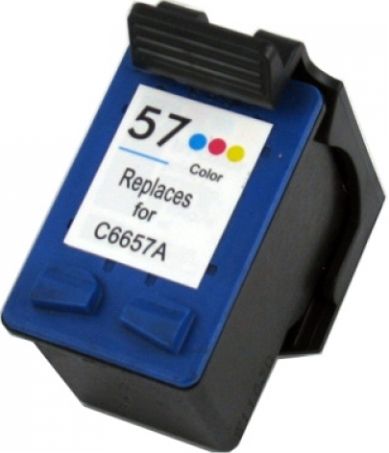 Hyperion C6657AN Tri-color Inkjet Print Cartridge Compatible HP Hewlett Packard C6657AN For use with HP Hewlett Packard Deskjet 5550 Color Inkjet Printer, Cartridge yields 500 pages based on 5% coverage (HYPERIONC6657AN HYPERION-C6657AN)