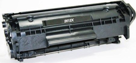 Bright Source Label Q2612X Black LaserJet Toner Cartridge compatible HP Hewlett Packard Q2612X For use with LaserJet 1010, 1012, 1015, 1020, 3020 & 3050 Printers, Average cartridge yields 3500 standard pages (BSLQ2612X BSL-Q2612X)