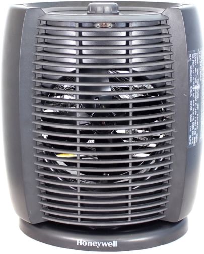 Honeywell HZ-7200 Refurbished Energy Smart Heater, Black, Smart Energy Digital Control Plus, 12.5 Amps/1500 Watts at 120 VAC, 60 Hz, Uses energy wisely, Self regulates electricity flow based on consumer set temperature, Timer Function for 1-10 hour run time, Auto-off hi-limit switch, Back-up thermal circuit breaker and motor thermal, UPC 092926345785 (HZ7200 HZ 7200)