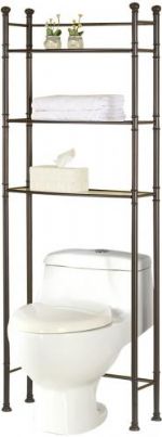 Monarch Specialties I 3420 Bronze Metal Bathroom Space Saver With Tempered Glas, Stylish tempered glass shelves, Three tiered design provides ample storage room, Chic bronze finish, Perfect for storing extra towels or essential toiletries, Compliments most bathroom décors, Assembly Required, tem Weight: Approximately 18 lbs. (I3420 I 3420) 