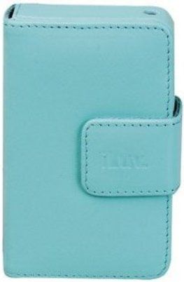iLuv i106BBLU Model i106B Leather Protective Case with Front Cover, Blue, Made for iPod classic (80GB, 120GB, 160GB) and iPod with video (30GB, 60GB, 80GB) only, Specially designed genuine leather case with a front cover, Protect your iPod from scratches with an attractive genuine leather case (I106B-BLU I106B BLU I106BB I-106BBLU)