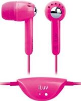 iLUV i301PNK Lightweight In-Ear Earphone, Pink for Your iPod and Many Other Audio Devices, Comfortable to wear, Easy to adjust lead length for maximum comfort, Ultra lightweight in-ear design with in-line volume control; High-performance speakers for extended frequency range, lower distortion, and high power handling, UPC 639247152502 (I301-PNK I301 PNK I-301PNK I301) 