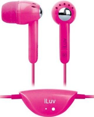iLUV i301PNK Lightweight In-Ear Earphone, Pink for Your iPod and Many Other Audio Devices, Comfortable to wear, Easy to adjust lead length for maximum comfort, Ultra lightweight in-ear design with in-line volume control; High-performance speakers for extended frequency range, lower distortion, and high power handling, UPC 639247152502 (I301-PNK I301 PNK I-301PNK I301)