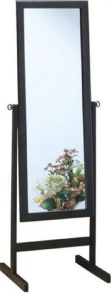 Monarch Specialties I 3368 Cappuccino Cheval Mirror, Simple cheval mirror, Sleek lines, Swivel feature, 21