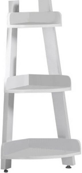 Monarch Specialties I 3438 White 34 H Corner Etagere Crafted From