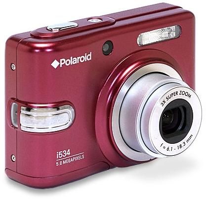 Polaroid I534 Digital Camera, 5.0 megapixel resolution, 2.4