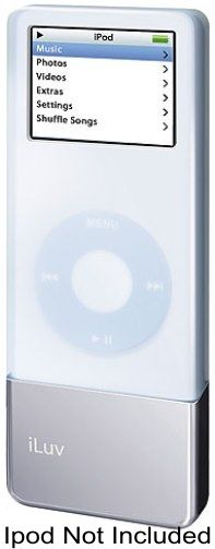 iLUV i601WHT Lithium Polymer Battery for iPod nano and Skin - White, Built-in high-capacity rechargeable lithium polymer battery extends the playback time of iPod nano up to a maximum of 36 hours (I601-WHT I601 WHT I601WH I601W jWIN)