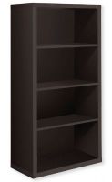 Monarch Specialties I 7005 Bookcase - 48"h / Cappuccino With Adjustable Shelves; Sleek and contemporary, this cappuccino 48" bookcase is the perfect combination of design and function; With clean lines and thick panels, this book case will keep you organized in style; Featuring three adjustable shelves, this piece can stand alone or be paired with the matching desk and mobile stand; PRODUCT DIMENSIONS: 24"L x 12"W x 48"H; Cube: 2.46 cu.ft; UPC  021032185381 (I7005 I 7005 I 7005) 