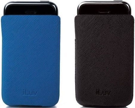 iLuv I70BBL Model i70 Holster Leather Case, Two cases in a pack (Black & Blue), A perfect fit for your iPhone, Holster design allows easy accessibility to your iPhone, Sync and charge without taking your iPhone out of the case, Protect your iPhone from scratches with these attractive leather cases (I70BBL I-70BBL I70-BBL I70B I70 BBL I-70)