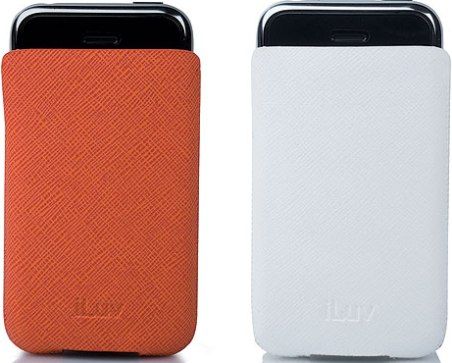 iLuv I-70WOR Model i70 Holster Leather Case for iPhone,Two cases in a pack (white & orange), A perfect fit for your iPhone, Holster design allows easy accessibility to your iPhone, Sync and charge without taking your iPhone out of the case, Protect your iPhone from scratches with these attractive leather cases (I70WOR I70-WOR I70 WOR I-70-WOR)