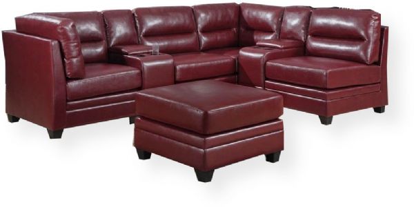 monarch specialties florence reclining leather sofa