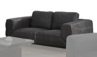 Monarch Specialties I 8512GY Stitching Microsuede Loveseat, 2 Seating Capacity, 250 Lbs Weight Capacity, Generously padded, removable cushions, Stylish contrast stitching, Microfiber upholstery, Metal Frame Material, 32" H x 71" W x 39" D Overall, Charcoal Grey / Light Grey Contrast Finish, UPC 878218002655 (I 8512GY I-8512GY I8512GY I8512 I-8512 I 8512) 