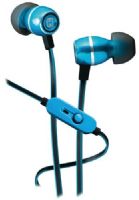 iHome IB18L Model iB18 Noise Isolating Metal Earphones with In-line Mic, Blue; 1.2 meter flat cable with 3.5mm stereo plug; Remote and Pouch; Durable metal housing provides detailed, dynamic sound and enhanced bass response; Detachable ear cushions fit a variety of ear sizes; UPC 047532904567 (IB 18 L IB 18L IB18 L IB-18-L IB-18L IB18-L) 