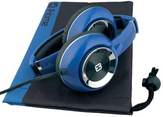 iHome IB46LBC Model iB46 On-Ear Foldable Headphones with Mic and Remote, Black and Blue; Provides detailed, dynamic sound with enhanced bass response; Foldable headband for added portability; Padded ear cushions provide added comfort; In-line Remote Control and Microphone; Padded and adjustable headband for custom fit; UPC 047532899702 (IB 46 LBC IB 46LBC IB46 LBC IB-46-LBC IB-46LBC IB46-LBC)