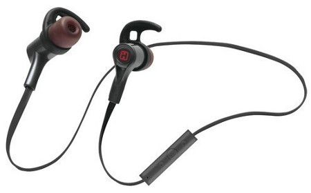 iHome IB72BGC Black Bluetooth Earbuds with Microphone; Provides Detailed, Dynamic Sound With Enhanced Bass Response; Bluetooth Audio; In-line Microphone Remote Allows Call Answering & Controls Play, Pause & Track Selection; Noise Isolation; Flexible In-ear Clip; Dimensions 1.4