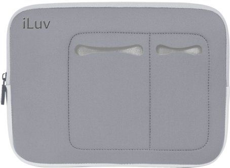 iLuv iBG2010-GRY Mini Laptop Sleeve, Grey Fits with 13