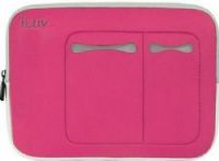 iLUV iBG2010-PNK Mini Laptop Sleeve, Pink Fits with 13” Laptops including MacBook models, Water resistant neoprene offers essential protection, Smooth pocket interior to avoid scratches, Secure lip keeps laptop in place, Padded to protect your laptop from bumps and dents, Additional exterior pockets for electronic essentials, UPC 639247783188 (IBG2010PNK IBG2010 PNK IBG-2010PNK IBG 2010PNK) 