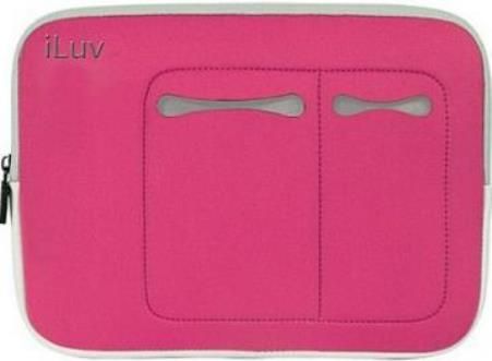 iLUV iBG2010-PNK Mini Laptop Sleeve, Pink Fits with 13 Laptops including MacBook models, Water resistant neoprene offers essential protection, Smooth pocket interior to avoid scratches, Secure lip keeps laptop in place, Padded to protect your laptop from bumps and dents, Additional exterior pockets for electronic essentials, UPC 639247783188 (IBG2010PNK IBG2010 PNK IBG-2010PNK IBG 2010PNK)
