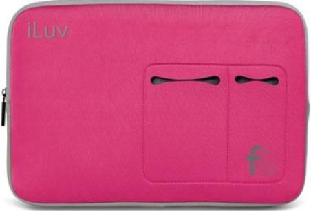 iLuv iBG2030-PNK MacBook Pro Sleeve, Pink, Fits 17 laptops including Macbook models, Water resistant neoprene offers essential protection, Smooth pocket interior to avoid scratches, Secure lip keeps laptop in place, Padded to protect your laptop from bumps and dents, Additional exterior pockets for electronic essentials, UPC 639247783249 (IBG2030PNK IBG-2030PNK IBG 2030PNK IBG2030 PNK)