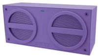 iHome IBN24UC Purple Bluetooth Portable Speaker System; Rubber Finish; Wirelessly stream music from any Bluetooth enabled smartphone or audio device; NFC technology for instant bluetooth set-up; Auto-link for fast and easy Bluetooth set-up; Built-in rechargeable Li-Ion battery; MicroUSB cable for charging via USB power source; Dimensions 8" x 4" x 3"; Item Weight 1.1 pounds; UPC 047532902419 (IBN 24 UC IBN 24UC IBN24 UC IBN-24-UC IBN-24UC IBN24-UC) 