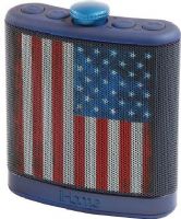 iHome IBT12AMFLX Model iBT12 Rechargeable Flask Shaped American Flag Bluetooth Stereo Speaker with built-in speakerphone capability; Custom leather-style case with carabiner clip; Send digital audio wirelessly from your iPad, iPhone, iPod touch, Android, Windows or other Bluetooth-enabled audio device; UPC 047532909173 (IBT 12 AMFLX IBT 12AMFLX IBT12 AMFLX IBT-12-AMFLX IBT-12AMFLX IBT12-AMFLX IBT 12 IBT-12) 