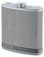 iHome IBT12SC Model iBT12 Rechargeable Flask Shaped Bluetooth Stereo Speaker with built-in speakerphone capability; Custom leather-style case with carabiner clip; Send digital audio wirelessly from your iPad, iPhone, iPod touch, Android, Windows or other Bluetooth-enabled audio device; UPC 047532907698 (IBT 12 SC IBT 12SC IBT12 SC IBT-12-SC IBT-12SC IBT12-SC) 