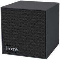 iHome IBT16BBC Model iBT16 Bluetooth Rechargeable Mini Speaker Cube in Rubberized Finish; Stream digital audio wirelessly from your Bluetooth-enabled audio device; Built-in rechargeable battery; Supplied cable for charging speakers; Specially designed high-end driver delivers astounding clarity, depth and power in single speaker; UPC 047532901368 (IBT 16 BBC IBT 16BBC IBT16 BBC IBT-16-BBC IBT-16BBC IBT16-BBC IBT 16 IBT-16) 