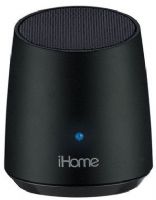 iHome IBT69BC Model iBT69 Bluetooth Rechargeable Mini Speaker, Black; Bluetooth wireless audio; Built-in rechargeable battery; Vacuum bass design provides surprising volume and bass response in a small space-saving stereo speaker system that fits in your hand; UPC 047532905069 (IBT-69-BC IBT-69BC IBT69-BC IBT 69 BC IBT 69BC IBT69 BC IBT 69 IBT-69) 