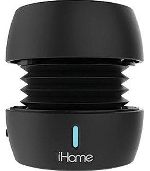iHome IBT72BC Model iBT72 Bluetooth Rechargeable Mini Speaker System, Black; Wirelessly stream music from iPad, iPhone, iPod touch, Android, Windows and other Bluetooth enabled devices; UPC 047532905854 (IBT 72 BC IBT 72BC IBT72 BC IBT-72-BC IBT-72BC IBT72-BC IBT-72 IBT 72)